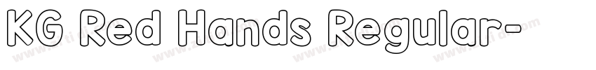 KG Red Hands Regular字体转换
